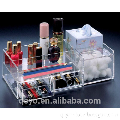 factory wholesale clear Acrylic vertical and drawer Jewelry Box